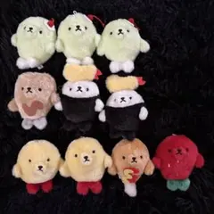 たべものあざらしぬいぐるみ 全種 バラ売り可