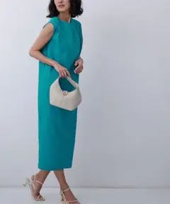 未使用タグ付き☆ユアーズのノースリーブコクーンロングワンピース