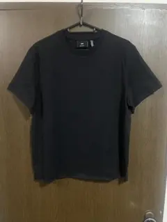 H&M レギュラーフィット　半袖　tシャツ　COOLMAX 黒S 短丈　丈カット