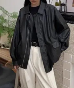 ブラック レザージャケット