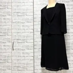 TOKYO SOIR トウキョウソワール ブラックフォーマルワンピース 11号