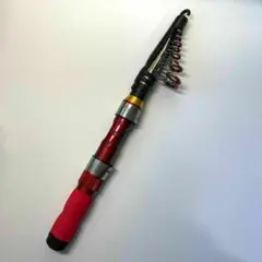 2.3ｍコンパクトロッド　230cm 短竿　ブラクリ　穴釣り　探り釣り　赤のサムネイル