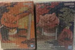 NARUTO-ナルト- 疾風伝 ソフビフィギュア-ガマ吉--ガマブン太-2個