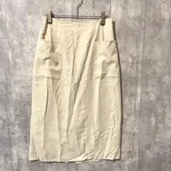 Le souk タイトスカート　ポケット付き　シンプル　綺麗め　上品　薄手のサムネイル