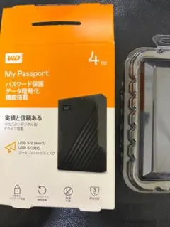 Western Digital ポータブルHDD 4TB My Passport
