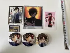 文豪ストレイドッグス　太宰治　アクリルスタンド　バッジなど6個セット