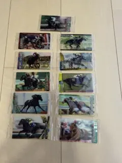新品未使用サラブレッドコレクションウエハー ス付録カード １１枚　④