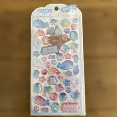 新品　ぷくぷくジェリーシール　海のいきもの