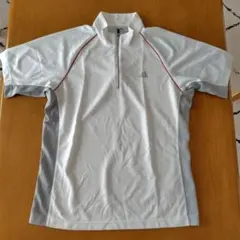 アディダス adidas メンズ 半袖 ハーフジップ ゴルフウェア L