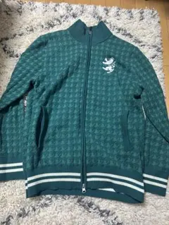 Admiral Golf（アドミラル ゴルフ「チェックキルト防風ニット ブルゾン