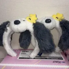 ユニバ　カチューシャ　スヌーピー