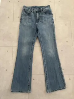 GU ミドルライズフレアジーンズ　342754 ストレッチ