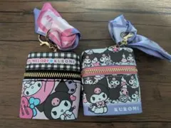 サンリオ マイメロ クロミ スカーフ付きチャームポーチ 2個セット