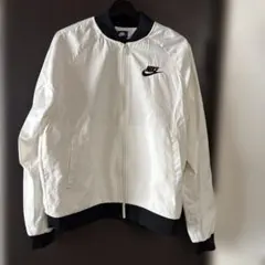 Nike ナイロンジャケット ホワイト/ブラック