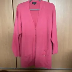 ⭐︎超美品⭐︎GUCCI ピンク 長袖 カシミヤ　ニットカーディガンのサムネイル
