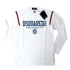新品 DSQUARED2 S74GD1218 ロンT 長袖Tシャツ ホワイト S