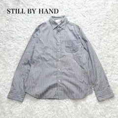 STILL BY HAND スティルバイハンド ストライプシャツ　サイズ46