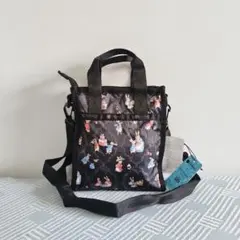 レスポートサック ピーターラビット ブラック ショルダーバッグ