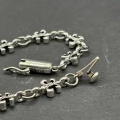 ヴィンテージ シルバー 925 ブレスレット 十字架 クロス ストリートのサムネイル