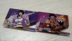 松屋×ONE PIECE アクリルブロック箸置き ロキ ルフィ　ロビン