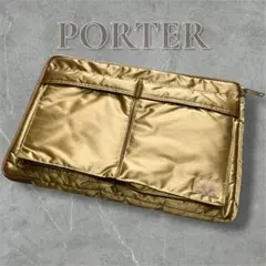 激レア　ポーター B印 YOSHIDA 別注 タンカー ゴールド　クラッチバッグ
