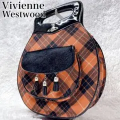 Vivienne Westwood ハンドバッグ タータンチェック オーブ