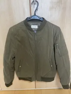 オリーブグリーン MA-1ジャケットPLST Mサイズ