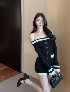 タイトワンピース ひざ丈ワンピース