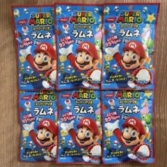 ノーベル スーパーマリオ ラムネ ぶどう糖95%配合 6袋のサムネイル