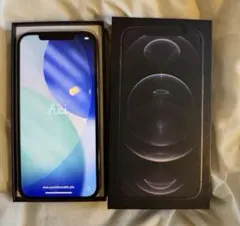 【美品】初期化済み iPhone 12 ProMax 128GB グラファイト