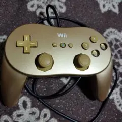 【未使用】wii ゴールデンクラシックコントローラー / クラシック　合計４個 Wii クラシックコントローラーPRO 金 ゴールド｜Yahoo!フリマ