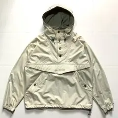 【90s】Old Columbia ナイロンアノラックパーカ　Ｌ　サンドベージュ