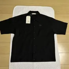 新品　LOGOS DAYS ロゴスデイズ L 半袖 シャツ ブラック シワ加工のサムネイル