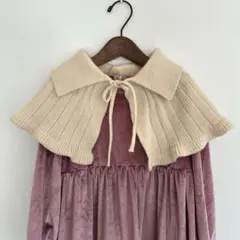 新品未使用　リブニットボレロ　アイボリー