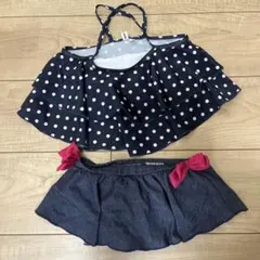 水玉模様 セパレート水着 Lサイズ