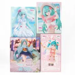 初音ミク フィギュア 4種セット 箱付き ダンボール梱包のサムネイル