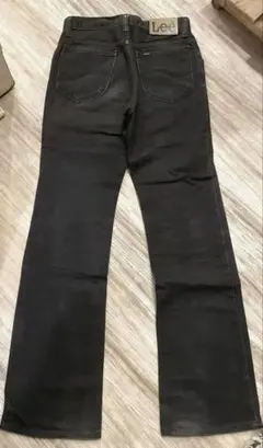 Lee リー ジーンズ ブーツカット ツイル パンツ 01020 ブラック 黒