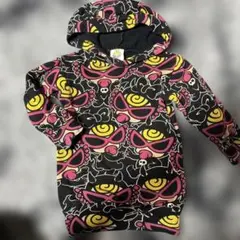 HYSTERIC MINI ヒスミニ 総柄 パーカー ワンピース 80