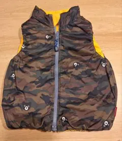 迷彩柄リバーシブルアウター　MIKI HOUSE DOUBLEB