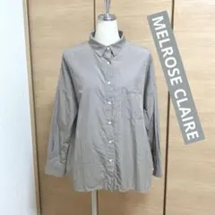 MELROSE CLAIRE長袖 アレンジボタンシャツのサムネイル