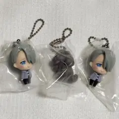 ユーリ!!! on ICE ゆらゆらフィギュアマスコット　3個セット