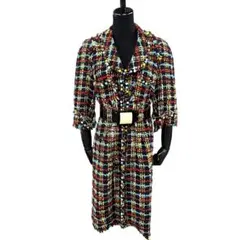 極 美品 シャネル 2007年代 セットアップ ウール ジャケット スカート