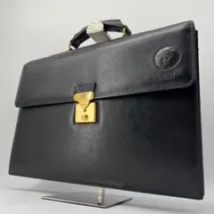 美品 ジャンニ ヴェルサーチ GIANNI VERSACE ビジネスバッグ GIANNI VERSACE ヴェルサーチ ビジネスバッグ 牛革 カーフ