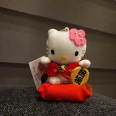 ハローキティ 招き猫 キーホルダー