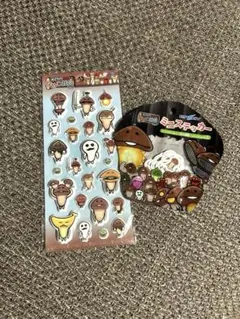 おさわり探偵なめこ栽培キット ぷっくりシール＋ミニステッカーセット 平成レトロ