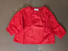 quoti use fiith 赤 バルーンスリーブ シャツ