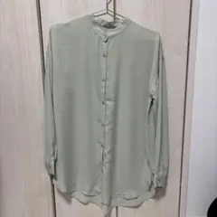 archives シフォン ライトグリーン 長袖シャツのサムネイル