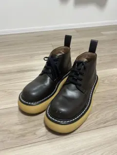 bottega venetaメンズ バウンスブーツ 厚底 ダークブラウンのサムネイル