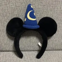 ミッキー耳 魔法使い帽子カチューシャ