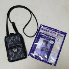 アナスイ じゃばら式 スマホショルダー バタフライ型押し